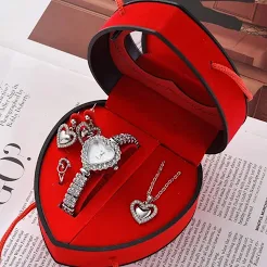 Jewellery Gift Box for Ladies – Watch, Bracelet, Necklace & Earrings Set