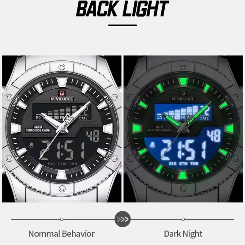 A classic Men's Dual time wrist watch