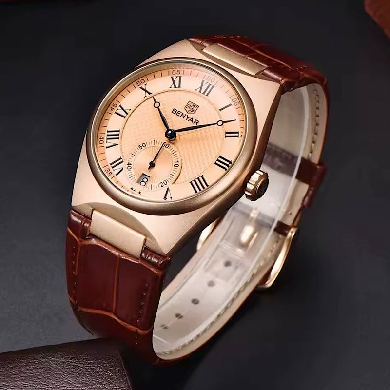 Benyar Men's Date and Day Display wrist watch