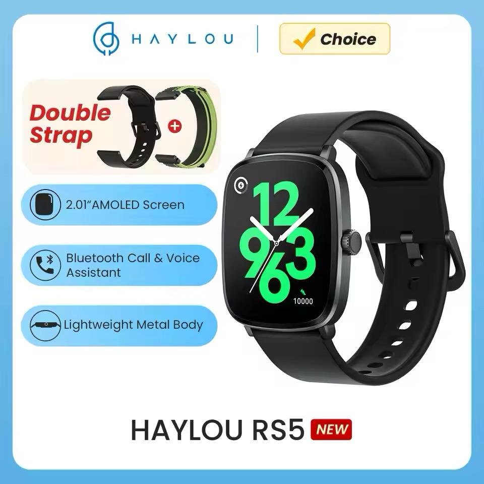 Haylou Smart fitness watch with call receiving and SMS alerts