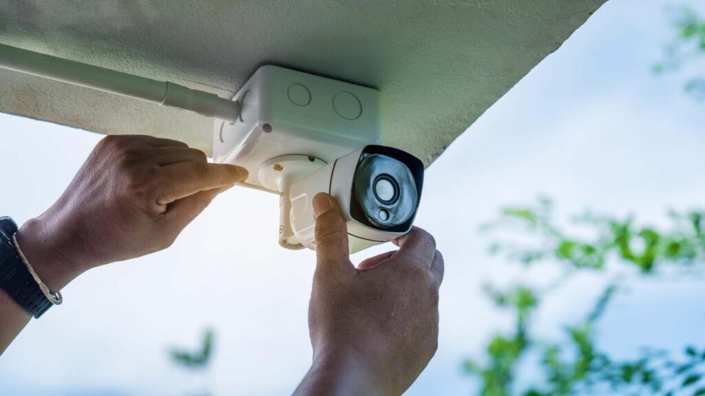 CCTV installation.