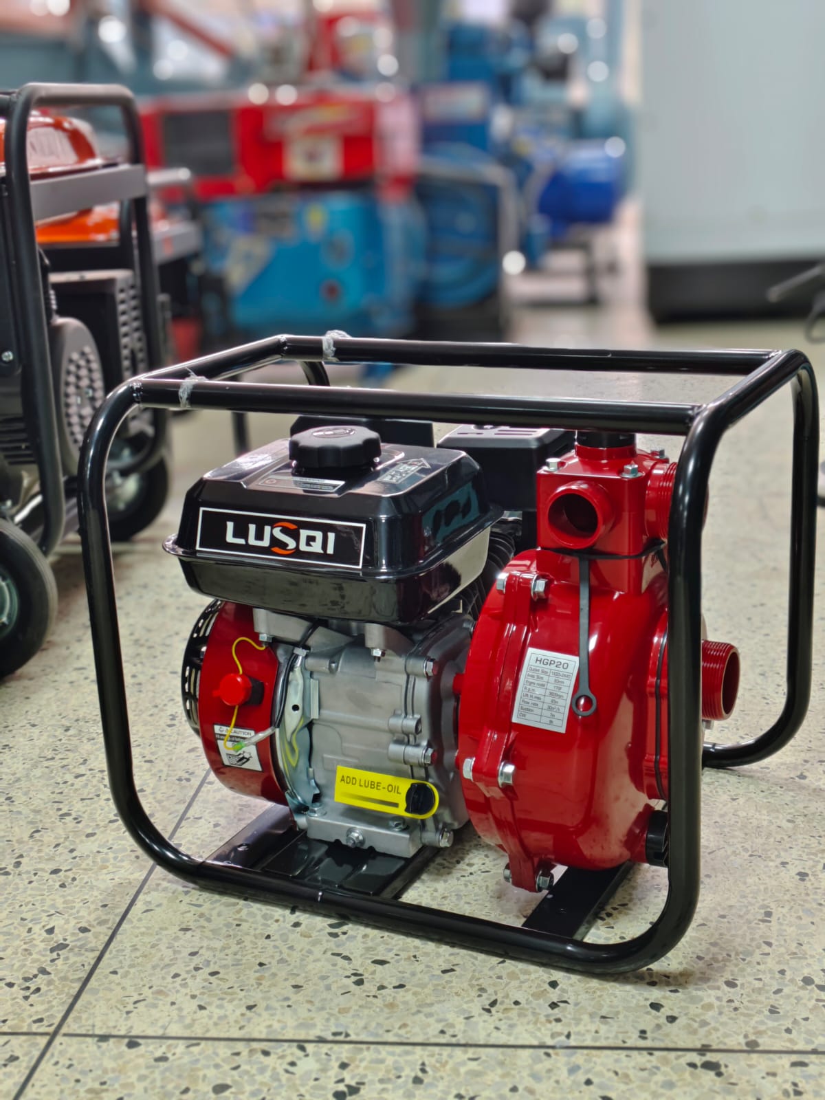 LUSQI 6.5HP Gasoline Water Pump – 2" XJJWP20