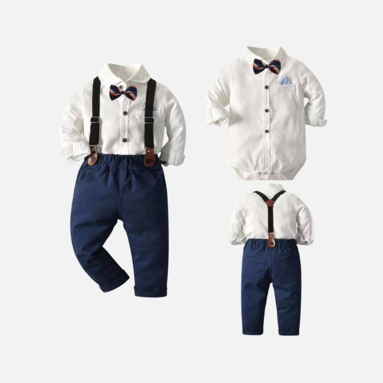 Khaki Suspender set
