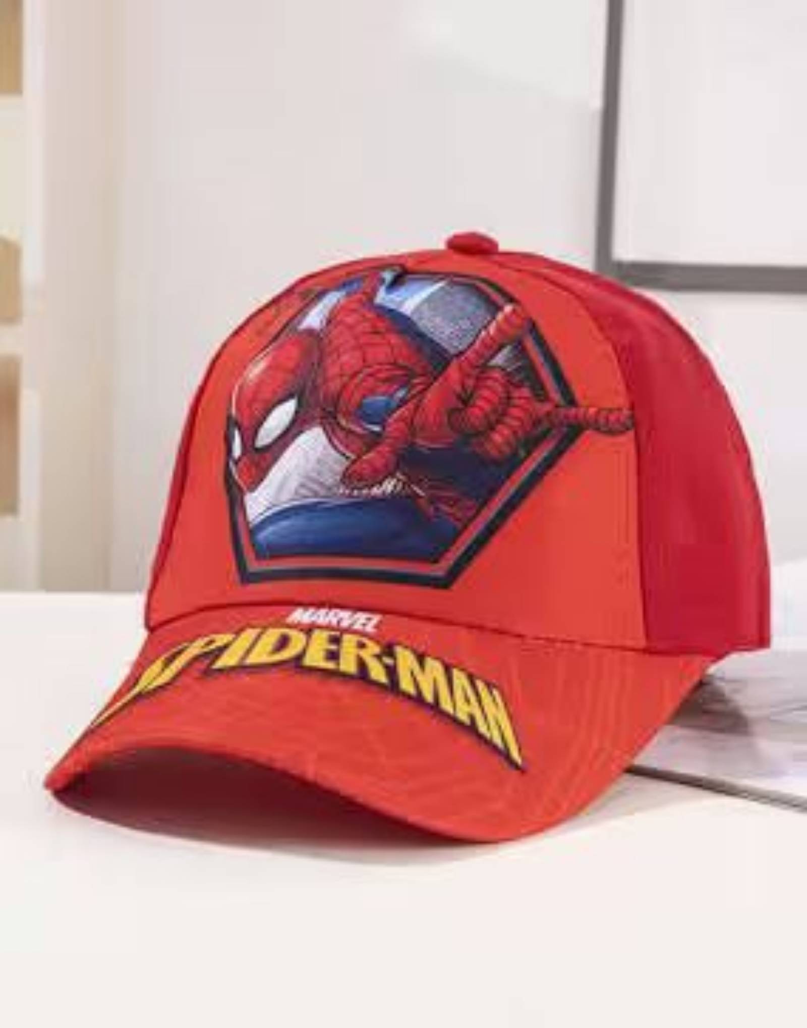 Adjustable cartoon caps and spider man cap