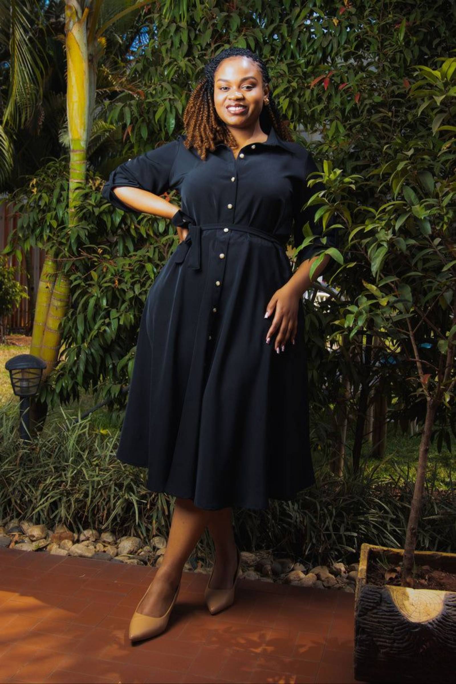 Circular Shirt Dress