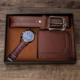 Men Gift Set Watch And Wallet